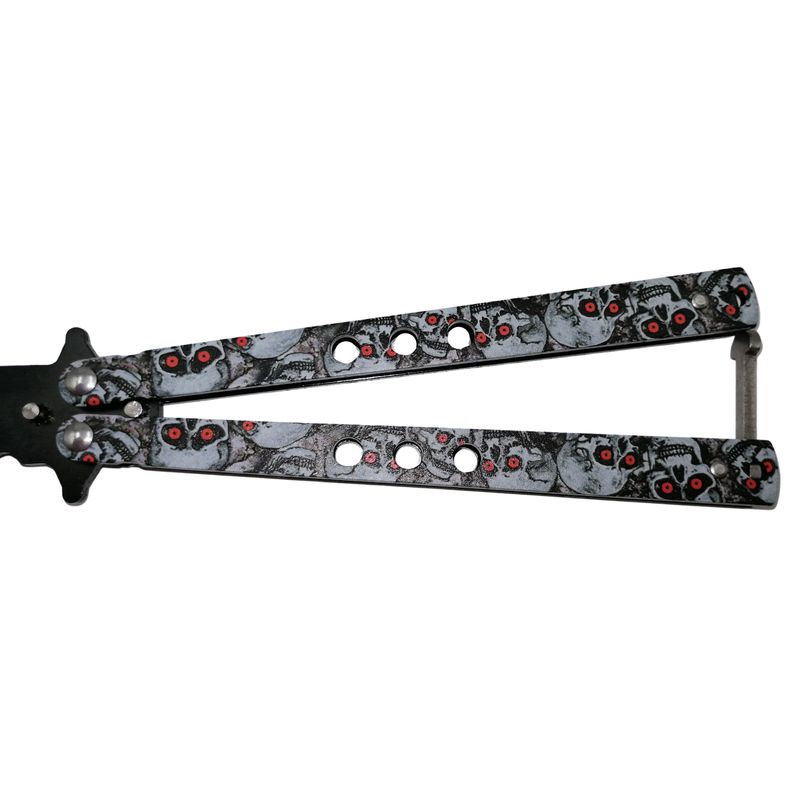 Sport si Outdoor/Camping/Cutite, bricege si accesorii/Cutite si bricege - Briceag de antrenament, Days of Dead, 22 cm, gri - Infinity.ro