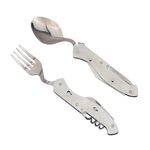Sport si Outdoor/Camping/Cutite, bricege si accesorii/Cutite si bricege - Briceag multifunctional IdeallStore®, True Outdoor, otel inoxidabil, 6 functii, rosu, 19.5 cm - Infinity.ro