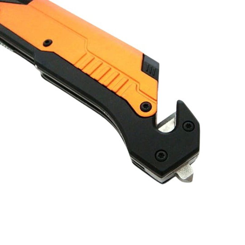 Sport si Outdoor - Camping - Cutite, bricege si accesorii - Cutite si bricege - Briceag de vanatoare IdeallStore®, Robo Blade, otel inoxidabil, 22 cm, portocaliu - Infinity.ro