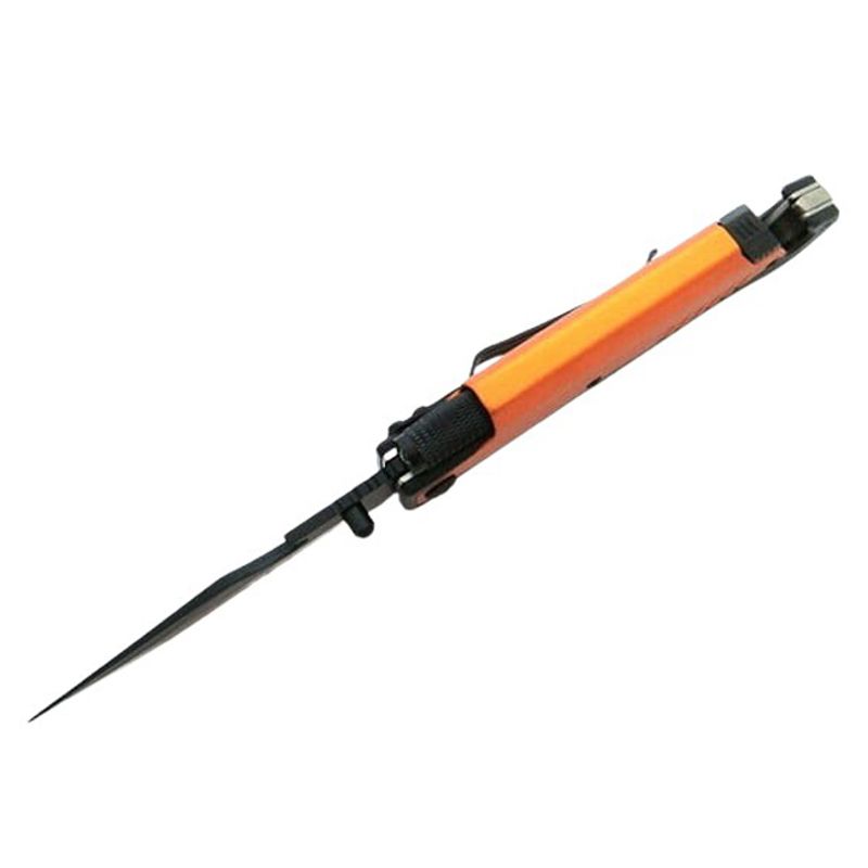 Sport si Outdoor - Camping - Cutite, bricege si accesorii - Cutite si bricege - Briceag de vanatoare IdeallStore®, Robo Blade, otel inoxidabil, 22 cm, portocaliu - Infinity.ro