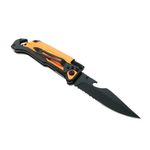 Sport si Outdoor - Camping - Cutite, bricege si accesorii - Cutite si bricege - Briceag de vanatoare IdeallStore®, Robo Blade, otel inoxidabil, 22 cm, portocaliu - Infinity.ro