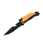 Sport si Outdoor - Camping - Cutite, bricege si accesorii - Cutite si bricege - Briceag de vanatoare IdeallStore®, Robo Blade, otel inoxidabil, 22 cm, portocaliu - Infinity.ro