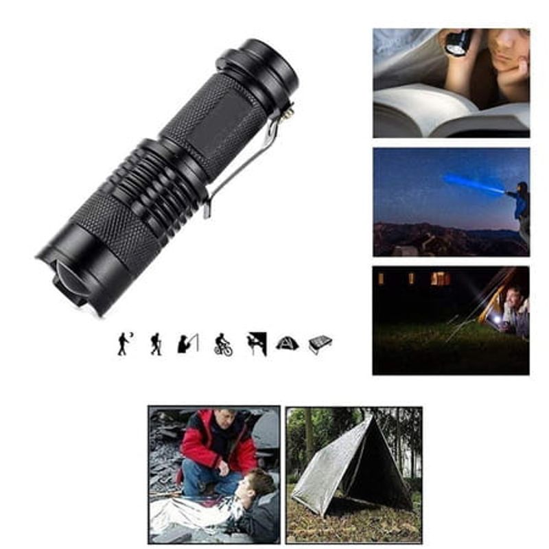 Sport si Outdoor - Accesorii si echipamente sportive - Sporturi extreme si supravietuire - Kituri supravietuire - Kit de supravietuire IdeallStore®, Savivour Master, 20 elemente multifunctionale, negru - Infinity.ro