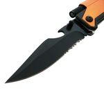 Sport si Outdoor - Camping - Cutite, bricege si accesorii - Cutite si bricege - Briceag de vanatoare IdeallStore®, Robo Blade, otel inoxidabil, 22 cm, portocaliu - Infinity.ro