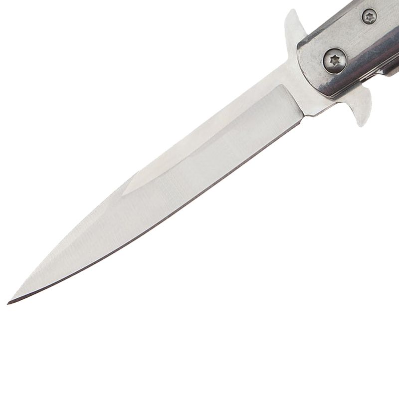 Sport si Outdoor - Camping - Cutite, bricege si accesorii - Cutite si bricege - Briceag italian IdeallStore®, Stilleto Mania, otel inoxidabil, 22.5 cm, argintiu - Infinity.ro