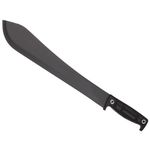 Sport si Outdoor - Camping - Cutite, bricege si accesorii - Cutite si bricege - Maceta de vanatoare IdeallStore®, Black Bite, 49 cm, otel inoxidabil, negru, teaca inclusa - Infinity.ro