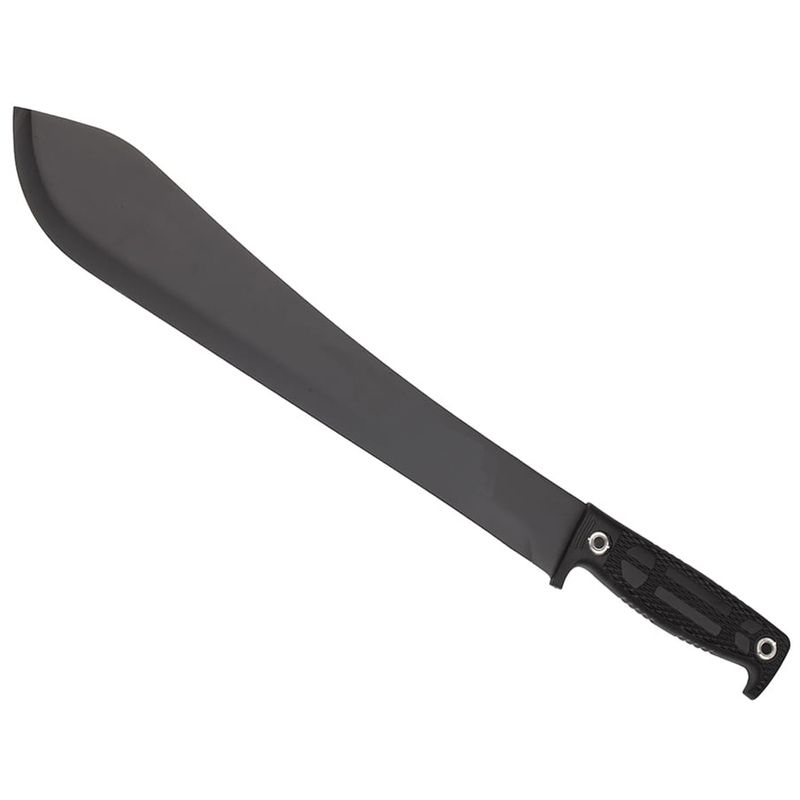 Sport si Outdoor - Camping - Cutite, bricege si accesorii - Cutite si bricege - Maceta de vanatoare IdeallStore®, Black Bite, 49 cm, otel inoxidabil, negru, teaca inclusa - Infinity.ro