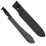 Sport si Outdoor - Camping - Cutite, bricege si accesorii - Cutite si bricege - Maceta de vanatoare IdeallStore®, Black Bite, 49 cm, otel inoxidabil, negru, teaca inclusa - Infinity.ro
