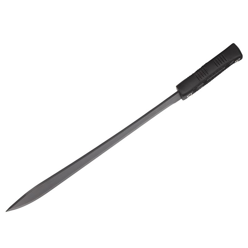 Sport si Outdoor - Camping - Cutite, bricege si accesorii - Cutite si bricege - Maceta de vanatoare IdeallStore®, Black Bite, 49 cm, otel inoxidabil, negru, teaca inclusa - Infinity.ro