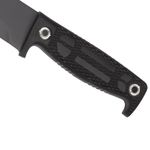 Sport si Outdoor - Camping - Cutite, bricege si accesorii - Cutite si bricege - Maceta de vanatoare IdeallStore®, Black Bite, 49 cm, otel inoxidabil, negru, teaca inclusa - Infinity.ro