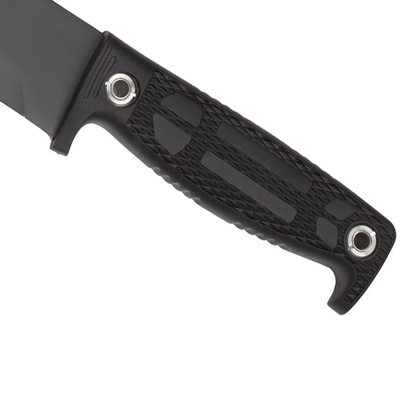 Sport si Outdoor - Camping - Cutite, bricege si accesorii - Cutite si bricege - Maceta de vanatoare IdeallStore®, Black Bite, 49 cm, otel inoxidabil, negru, teaca inclusa - Infinity.ro