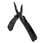 Sport si Outdoor - Camping - Cutite, bricege si accesorii - Unelte multifunctionale - Cleste multifunctional IdeallStore®, Outdoor Specialist, otel inoxidabil, 20 functii, 22 cm, negru, husa inclusa - Infinity.ro