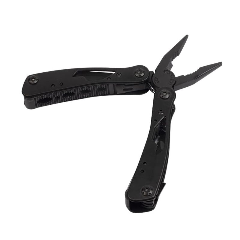 Sport si Outdoor - Camping - Cutite, bricege si accesorii - Unelte multifunctionale - Cleste multifunctional IdeallStore®, Outdoor Specialist, otel inoxidabil, 20 functii, 22 cm, negru, husa inclusa - Infinity.ro