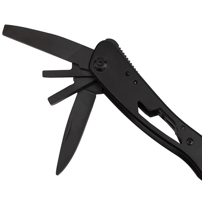 Sport si Outdoor - Camping - Cutite, bricege si accesorii - Unelte multifunctionale - Cleste multifunctional IdeallStore®, Outdoor Specialist, otel inoxidabil, 20 functii, 22 cm, negru, husa inclusa - Infinity.ro