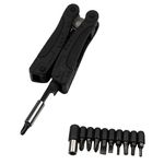 Sport si Outdoor - Camping - Cutite, bricege si accesorii - Unelte multifunctionale - Cleste multifunctional IdeallStore®, Survival Gear, otel inoxidabil, 18 functii, 24 cm, negru, husa inclusa - Infinity.ro