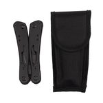 Sport si Outdoor - Camping - Cutite, bricege si accesorii - Unelte multifunctionale - Cleste multifunctional IdeallStore®, Outdoor Specialist, otel inoxidabil, 20 functii, 22 cm, negru, husa inclusa - Infinity.ro