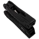Sport si Outdoor - Camping - Cutite, bricege si accesorii - Unelte multifunctionale - Cleste multifunctional IdeallStore®, Survival Gear, otel inoxidabil, 18 functii, 24 cm, negru, husa inclusa - Infinity.ro