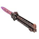 Sport si Outdoor - Camping - Cutite, bricege si accesorii - Cutite si bricege - Briceag de antrenament IdeallStore, Spider Queen, 23 cm, multicolor, cutie lemn - Infinity.ro