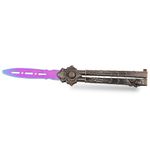Sport si Outdoor - Camping - Cutite, bricege si accesorii - Cutite si bricege - Briceag de antrenament IdeallStore, Spider Queen, 23 cm, multicolor, cutie lemn - Infinity.ro