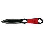 Sport si Outdoor - Camping - Cutite, bricege si accesorii - Cutite si bricege - Set vanatoare IdeallStore®, sabie si set trei cutite aruncat, otel inoxidabil, negru - Infinity.ro