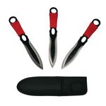 Sport si Outdoor - Camping - Cutite, bricege si accesorii - Cutite si bricege - Set vanatoare IdeallStore®, sabie si set trei cutite aruncat, otel inoxidabil, negru - Infinity.ro