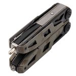 Sport si Outdoor - Camping - Cutite, bricege si accesorii - Unelte multifunctionale - Cleste multifunctional IdeallStore®, Outdoor Specialist, 16 functionalitati, 21.5 cm, bej, husa inclusa - Infinity.ro