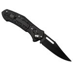 Sport si Outdoor - Camping - Cutite, bricege si accesorii - Cutite si bricege - Briceag de vanatoare IdeallStore®, Sunshine Blade, otel inoxidabil, 16 cm, negru - Infinity.ro