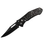 Sport si Outdoor - Camping - Cutite, bricege si accesorii - Cutite si bricege - Briceag de vanatoare IdeallStore®, Sunshine Blade, otel inoxidabil, 16 cm, negru - Infinity.ro