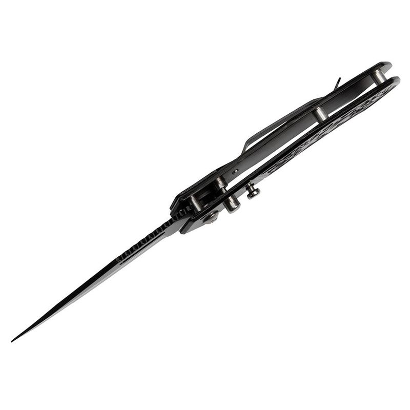 Sport si Outdoor - Camping - Cutite, bricege si accesorii - Cutite si bricege - Briceag de vanatoare IdeallStore®, Sunshine Blade, otel inoxidabil, 16 cm, negru - Infinity.ro