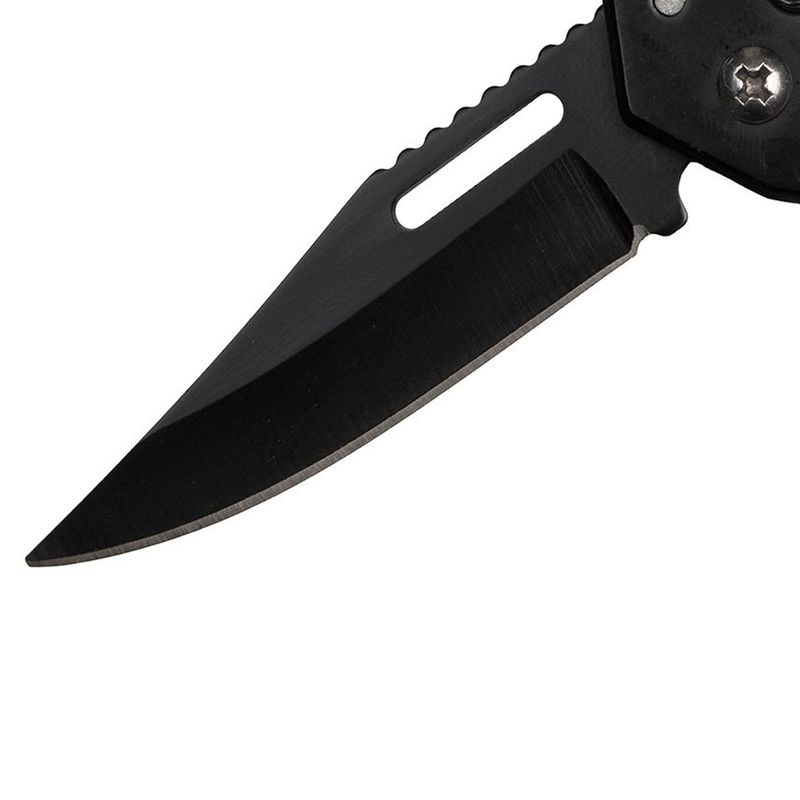 Sport si Outdoor - Camping - Cutite, bricege si accesorii - Cutite si bricege - Briceag de vanatoare IdeallStore®, Sunshine Blade, otel inoxidabil, 16 cm, negru - Infinity.ro