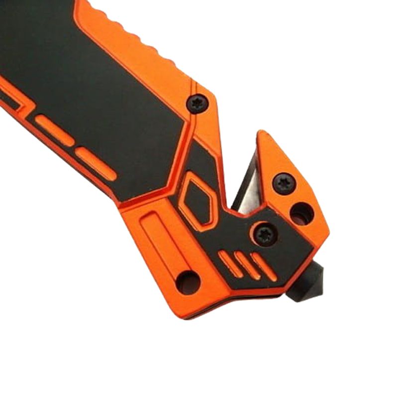 Sport si Outdoor - Camping - Cutite, bricege si accesorii - Cutite si bricege - Briceag de vanatoare IdeallStore®, Medical Rescue, 20 cm, otel inoxidabil, negru, husa inclusa - Infinity.ro