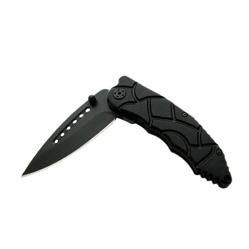Sport si Outdoor - Camping - Cutite, bricege si accesorii - Cutite si bricege - Briceag de vanatoare IdeallStore®, Jurassic Blade, otel inoxidabil, 20 cm, negru, husa inclusa - Infinity.ro