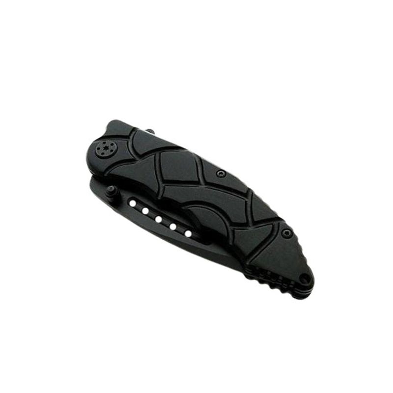Sport si Outdoor - Camping - Cutite, bricege si accesorii - Cutite si bricege - Briceag de vanatoare IdeallStore®, Jurassic Blade, otel inoxidabil, 20 cm, negru, husa inclusa - Infinity.ro