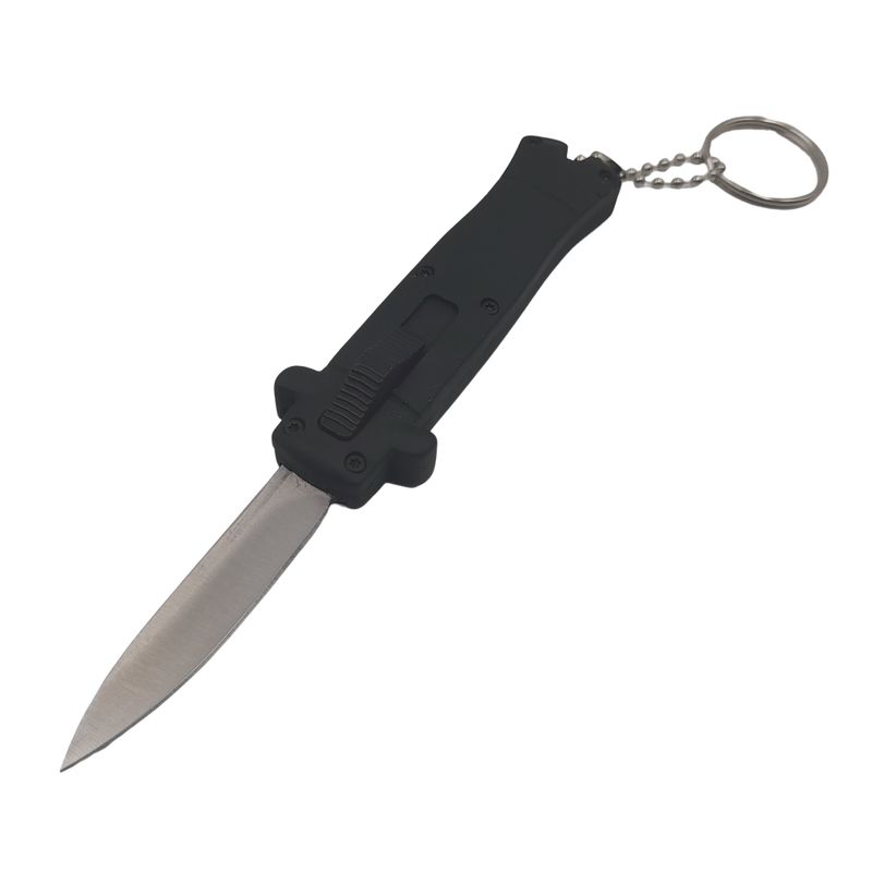 Sport si Outdoor - Camping - Cutite, bricege si accesorii - Cutite si bricege - Briceag automat de vanatoare IdeallStore®, Standard Blade, metalic, 13 cm, negru - Infinity.ro