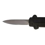 Sport si Outdoor - Camping - Cutite, bricege si accesorii - Cutite si bricege - Briceag automat de vanatoare IdeallStore®, Standard Blade, metalic, 13 cm, negru - Infinity.ro