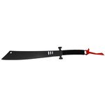 Sport si Outdoor - Camping - Cutite, bricege si accesorii - Cutite si bricege - Maceta de vanatoare IdeallStore®, Asian Level, 57 cm, otel inoxidabil, negru, teaca inclusa - Infinity.ro