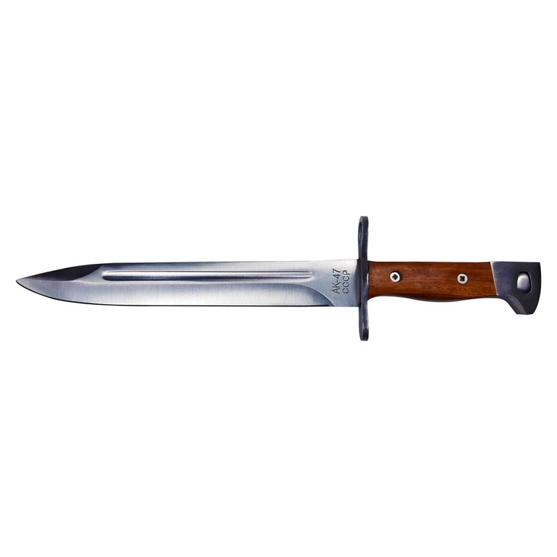 Sport si Outdoor - Camping - Cutite, bricege si accesorii - Cutite si bricege - Set 3 cutite vanatoare, AK-47, teaca cadou - Infinity.ro