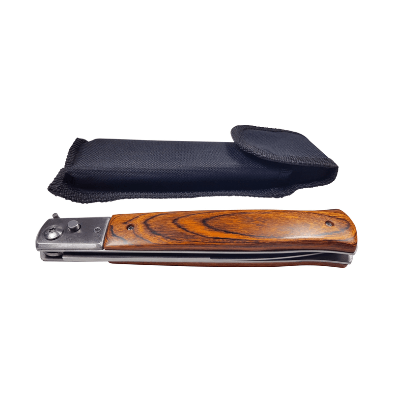 Sport si Outdoor - Camping - Cutite, bricege si accesorii - Cutite si bricege - Briceag lama stilet, pentru camping si vanatoare, natur, 31 cm - Infinity.ro