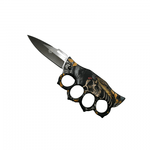 Sport si Outdoor - Sporturi de contact - Produse autoaparare - Briceag, pumnal, tip rozeta Shaman Skeleton, 21 cm - Infinity.ro