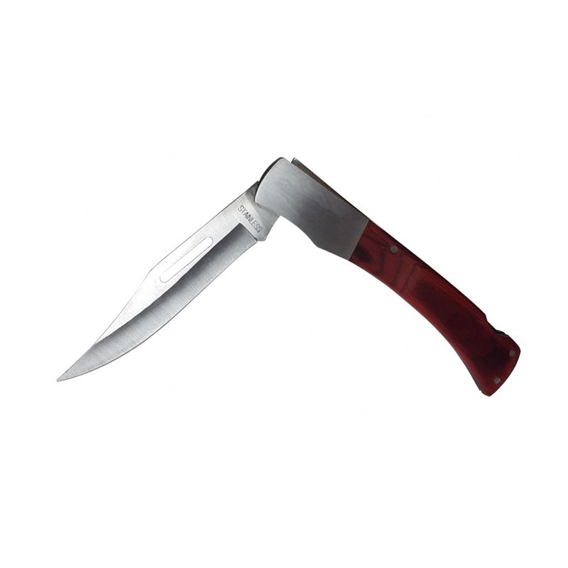 Sport si Outdoor - Camping - Cutite, bricege si accesorii - Cutite si bricege - Cutit Stainless steel , pentru camping si pescuit, 26 cm​, husa cadou - Infinity.ro