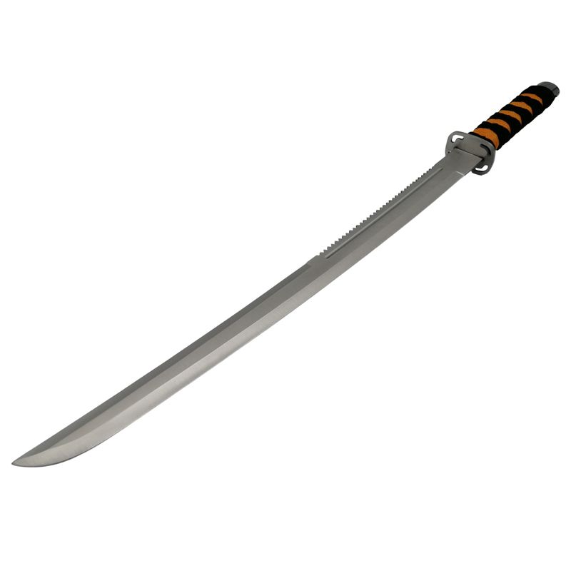 Sport si Outdoor - Camping - Cutite, bricege si accesorii - Cutite si bricege - Set de vanatoare IdeallStore®, Sabie Ninja Path si set trei cutite de aruncat, otel inoxidabil, negru - Infinity.ro