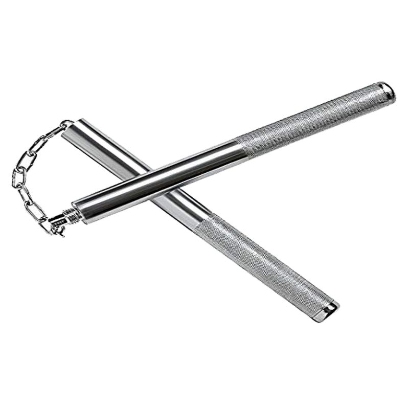 Sport si Outdoor - Camping - Cutite, bricege si accesorii - Cutite si bricege - Set maceta de vanatoare IdeallStore®, Knife of Mind, otel inoxidabil, argintie, 46 cm si nunceag metalic - Infinity.ro