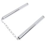 Sport si Outdoor - Camping - Cutite, bricege si accesorii - Cutite si bricege - Set maceta de vanatoare IdeallStore®, Knife of Mind, otel inoxidabil, argintie, 46 cm si nunceag metalic - Infinity.ro