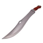 Sport si Outdoor - Camping - Cutite, bricege si accesorii - Cutite si bricege - Set maceta de vanatoare IdeallStore®, Knife of Mind, otel inoxidabil, argintie, 46 cm si nunceag metalic - Infinity.ro