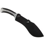 Sport si Outdoor - Camping - Cutite, bricege si accesorii - Cutite si bricege - Maceta de vanatoare IdeallStore®, Spiky Friend, 39 cm, otel inoxidabil, argintiu, teaca inclusa - Infinity.ro