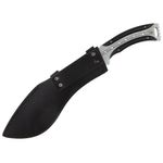 Sport si Outdoor - Camping - Cutite, bricege si accesorii - Cutite si bricege - Maceta de vanatoare IdeallStore®, Spiky Friend, 39 cm, otel inoxidabil, argintiu, teaca inclusa - Infinity.ro