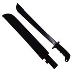 Sport si Outdoor - Camping - Cutite, bricege si accesorii - Cutite si bricege - Sabie de vanatoare IdeallStore®, Swish Style, 60 cm, otel inoxidabil, neagra, teaca inclusa - Infinity.ro