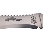 Sport si Outdoor - Camping - Cutite, bricege si accesorii - Cutite si bricege - Maceta de vanatoare IdeallStore®, USA Croc, otel inoxidabil, argintie, 47 cm - Infinity.ro