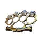 Sport si Outdoor - Camping - Cutite, bricege si accesorii - Cutite si bricege - Box - Rozeta model Craniu, argintiu - Infinity.ro