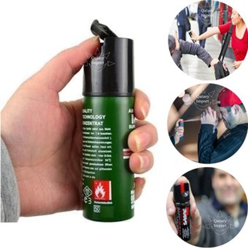 Sport si Outdoor - Sporturi de contact - Produse autoaparare - Pachet autoaparare, electrosoc tip pumnal, negru, 110 V si spray paralizant 90 ml - Infinity.ro